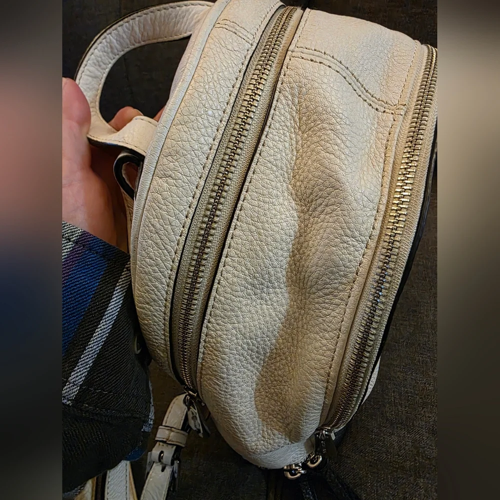 Michael Kors‎ White and Black Backpack